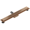 Mexen Flat M15 lineární odtok 60 cm, kartáčovaná měď - 1C24060-15
