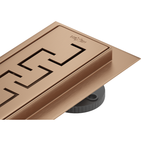 Mexen Flat M15 liniový žlab 80 cm, kartáčovaná měď - 1C24080-15