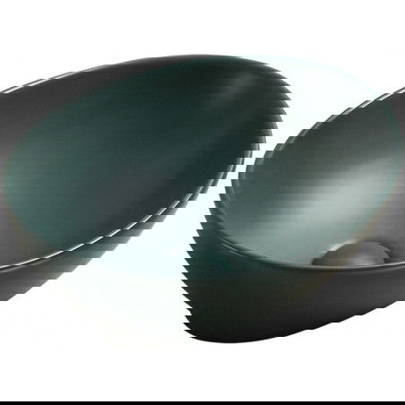 Mexen Elza umyvadlo na desku 40 x 33 cm, tmavě zelený mat - 21014047