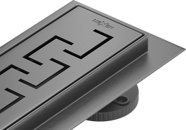 Mexen Flat M15 lineární odtok 50 cm, kartáčovaný tmavě šedý - 1E24050-15