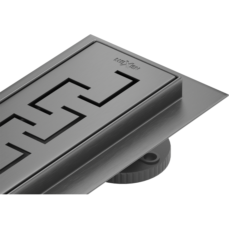 Mexen Flat M15 liniový odtok 100 cm, kartáčovaná šedá - 1E24100-15