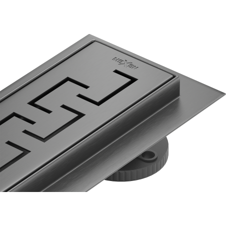 Mexen Flat 360° M15 otočný lineární odtok 90 cm, gun gray kartáčovaný - 1E24090-40