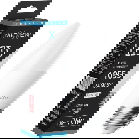 Mexen Nova LED žárovka E27, C37, 10W, Neutrální - 4000K, 1055 lm - L102-E27-1040-01