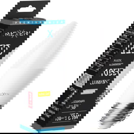 Mexen Nova LED žárovka E27, C37, 10W, Teplá - 3000K, 1055 lm - L102-E27-1030-01