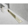 Mexen Flat M18 krytka pro sprchový odtok 100 cm, zlatá - 1523100