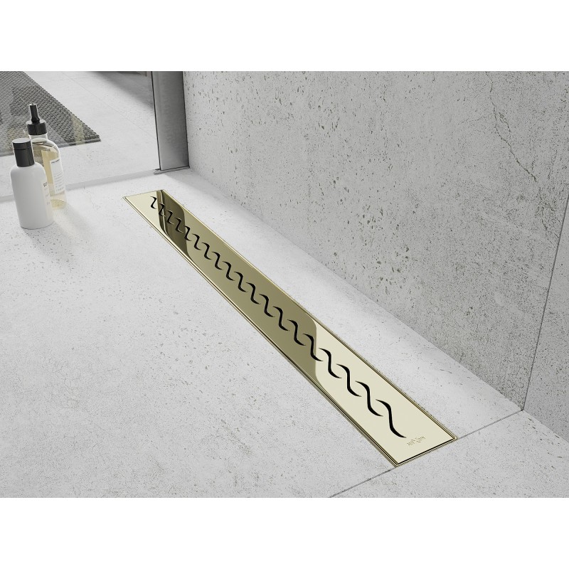 Mexen Flat M18 kryt odpadu 70 cm, zlatý - 1523070