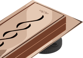 Mexen Flat M18 lineární odtok 50 cm, růžové zlato - 1623050-15