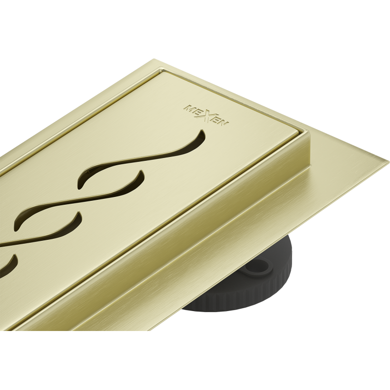 Mexen Flat M18 lineární odtok 80 cm, zlatý kartáčovaný - 1A23080-15