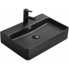 Mexen Lara umyvadlo na desku 60 x 42 cm, černá matná - 21166085
