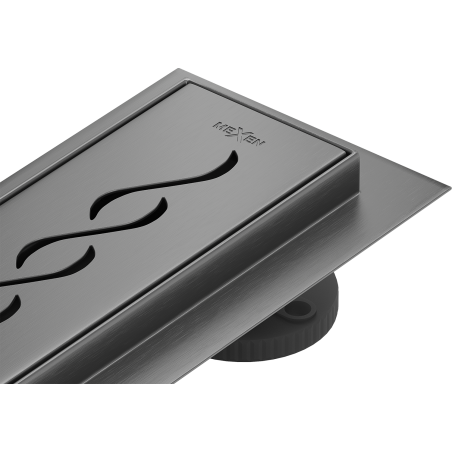 Mexen Flat M18 liniový odtok 70 cm, kartáčovaná zbraňová šeď - 1E23070-15