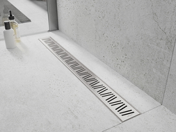 Mexen Flat 360° M22 rotační liniový odtok 70 cm, inox - 1029070-40