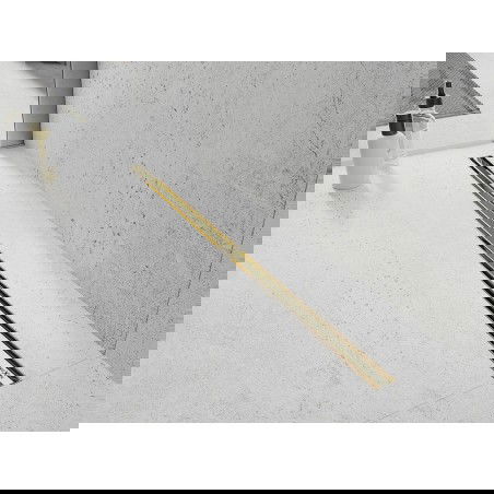 Mexen Flat 360° Slim Odtokový kanálek otočný 50 cm, zlatý - 1541050