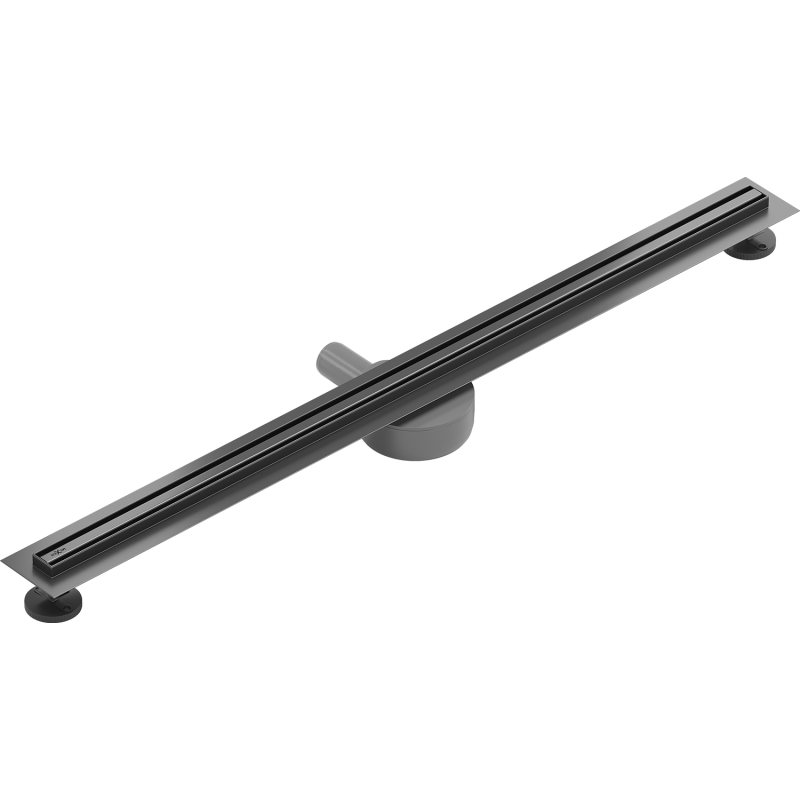 Mexen Flat 360° Slim otočný lineární odtok 100 cm, kartáčovaná šedá zbraň - 1E41100