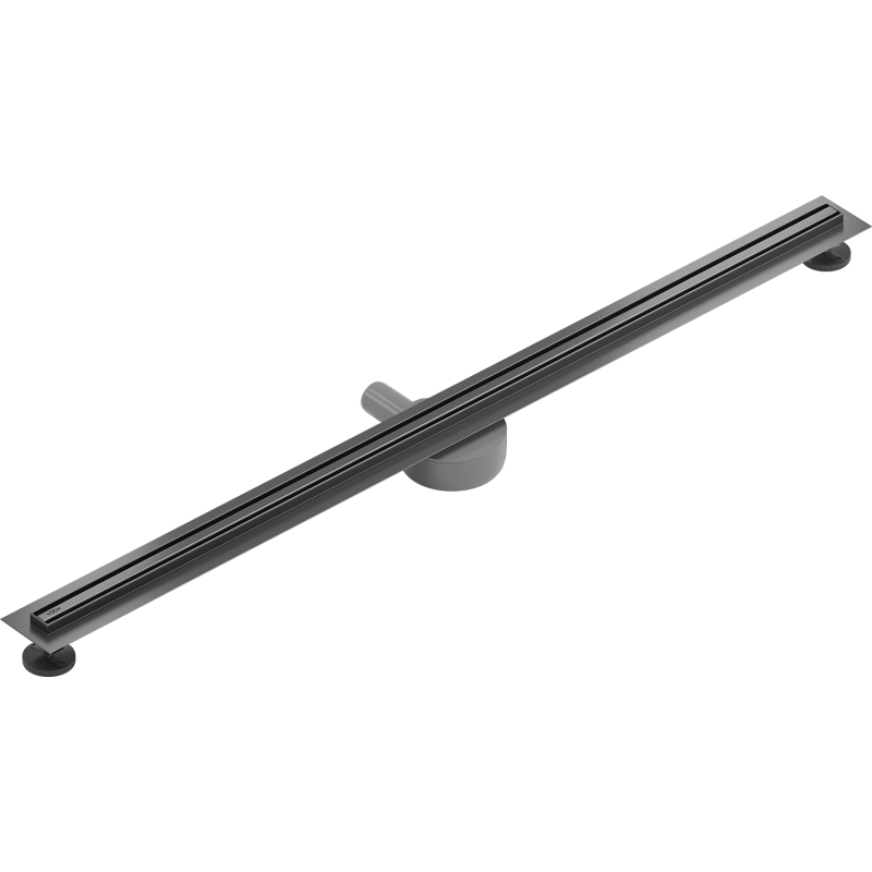 Mexen Flat 360° Slim otočný lineární odtok 150 cm, kartáčovaná střelně šedá - 1E41150