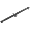 Mexen Flat 360° Slim otočný lineární odtok 150 cm, kartáčovaná střelně šedá - 1E41150