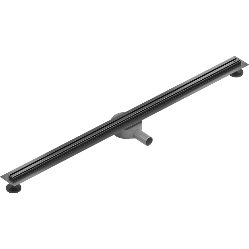 Mexen Flat 360° Slim otočný lineární odtok 150 cm, kartáčovaná střelně šedá - 1E41150