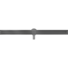 Mexen Flat 360° Slim otočný lineární odtok 150 cm, kartáčovaná střelně šedá - 1E41150