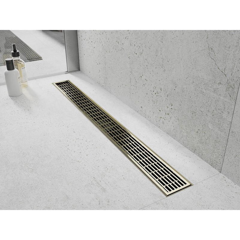 Mexen Flat M33 liniový odtok 50 cm, zlatý - 1533050-15