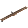 Mexen Flat M33 lineární odtok 90 cm, kartáčovaná měď - 1C33090-15