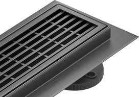 Mexen Flat 360° M33 otočný lineární odtok 80 cm, kartáčovaná gun gray - 1E33080-40