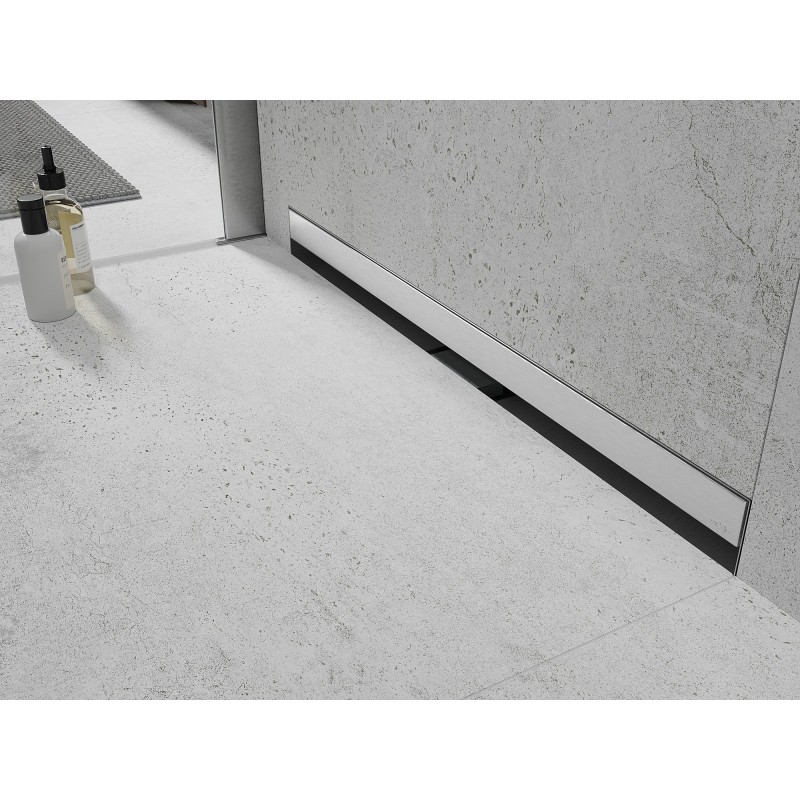 Mexen Flat Wall lineární odtok stěnový 2v1 60 cm, inox - 1030060