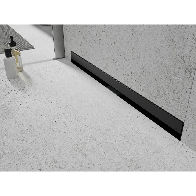 Mexen Flat Wall nástěnný liniový odtok 2v1 70 cm, černý - 1730070