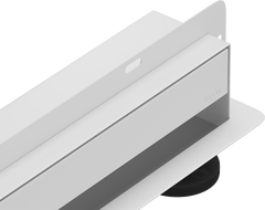 Mexen Flat Wall lineární odtok stěnový 2v1 50 cm, bílý - 1230050