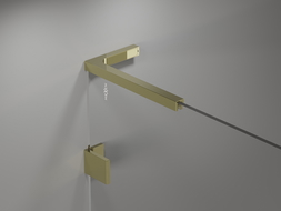 Mexen sada L stabilizátorů pro sprchové dveře a stěny 6-8 mm, zlatá - 830-12-50