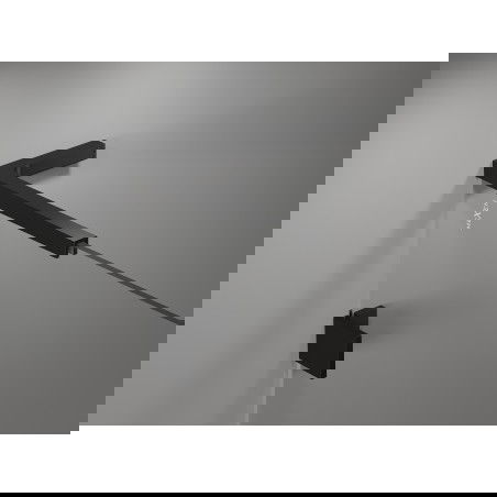 Mexen sada rohových stabilizátorů L pro dveře a sprchové stěny 6-8 mm, černá - 830-12-70