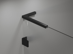 Mexen sada rohových stabilizátorů L pro dveře a sprchové stěny 6-8 mm, černá - 830-12-70