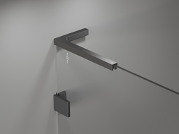 Mexen sada úhlových stabilizátorů L pro dveře a sprchové zástěny 6-8 mm, gun metal - 830-12-95