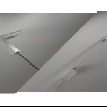 Mexen sada rohových konzol L pro dveře a sprchové stěny 6-8 mm, kartáčovaný nikl - 830-12-97