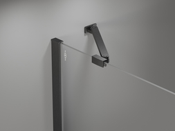 Mexen šikmý držák pro dveře a sprchové stěny 6-8 mm, gun gray kartáčovaný - 830-09-66