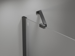Mexen šikmý držák pro dveře a sprchové stěny 6-8 mm, gun gray kartáčovaný - 830-09-66