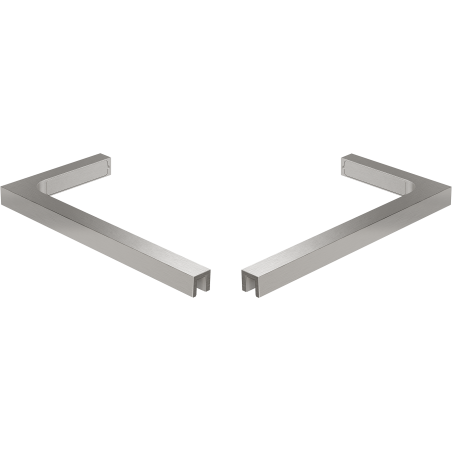 Mexen sada úhlových stabilizátorů L pro sprchové stěny 10 mm, kartáčovaný nikl - 800-07-97