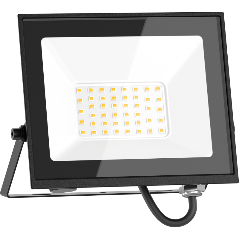Mexen Luxpro+ LED reflektor, 30W, Studená - 6500K, 3300 lm, černý - L231-030-65-70