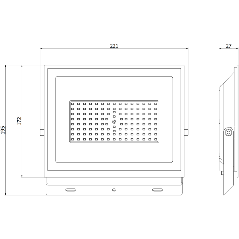 Mexen Luxpro+ LED reflektor, 70W, Neutrální - 4000K, 7700 lm, bílý - L231-070-40-20