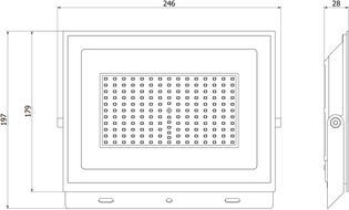 Mexen Luxpro+ LED reflektor, 100W, Neutrální - 4000K, 11000 lm, bílý - L231-100-40-20