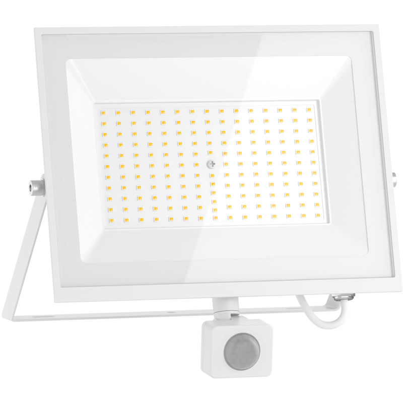 Mexen Luxpro+ LED reflektor s pohybovým senzorem, 100W, Neutrální - 4000K, 11000 lm, bílý - L236-100-40-20
