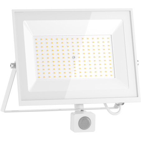 Mexen Luxpro+ LED reflektor s pohybovým senzorem, 100W, Neutrální - 4000K, 11000 lm, bílý - L236-100-40-20