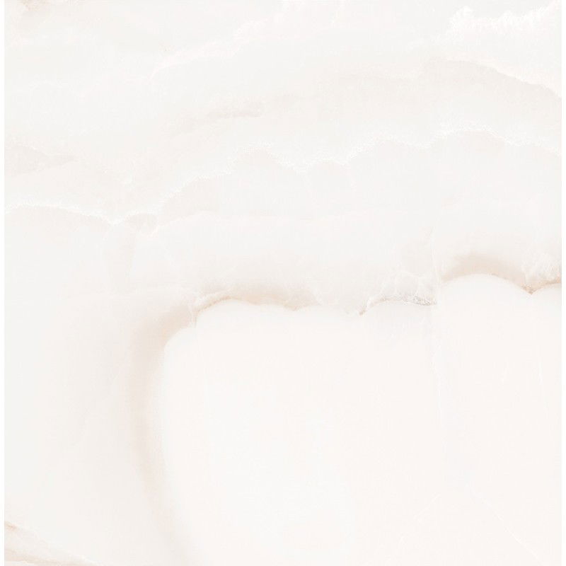 Mexen Onyx Bílý glazovaný rektifikovaný G1, podlahová a stěnová dlaždice 60 x 60 cm, lesk - TL106-060-060-01