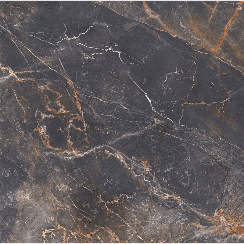 Mexen Visby Černý glazovaný řezaný G1, dlaždice podlahová a stěnová 60 x 60 cm, carving - TL428-060-060-02