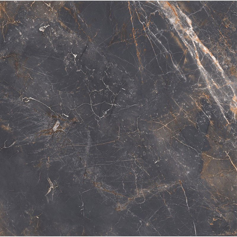 Mexen Visby Černý glazovaný řezaný G1, dlaždice podlahová a stěnová 60 x 60 cm, carving - TL428-060-060-02