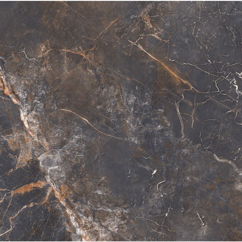 Mexen Visby Černý glazovaný řezaný G1, dlaždice podlahová a stěnová 60 x 60 cm, carving - TL428-060-060-02