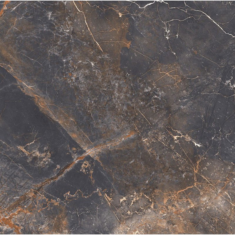 Mexen Visby Černý glazovaný řezaný G1, dlaždice podlahová a stěnová 60 x 60 cm, carving - TL428-060-060-02