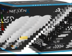 Mexen Nova 3x LED žárovka E27, A60, 15W, Teplá - 3000K, 1575 lm - L100-E27-1530-01x03