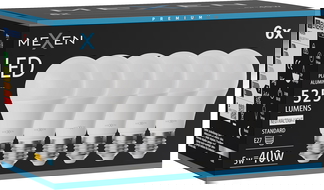 Mexen Nova 6x LED žárovka E27, A60, 5W, Neutrální - 4000K, 525 lm - L100-E27-0540-01x06