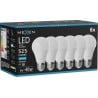Mexen Nova 6x LED žárovka E27, A60, 5W, Studená - 6500K, 525 lm - L100-E27-0565-01x06