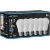 Mexen Nova 6x LED žárovka E27, A60, 10W, Studená - 6500K, 1055 lm - L100-E27-1065-01x06