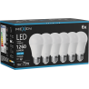 Mexen Nova 6x Žárovka LED E27, A60, 12W, Studená - 6500K, 1260 lm - L100-E27-1265-01x06
